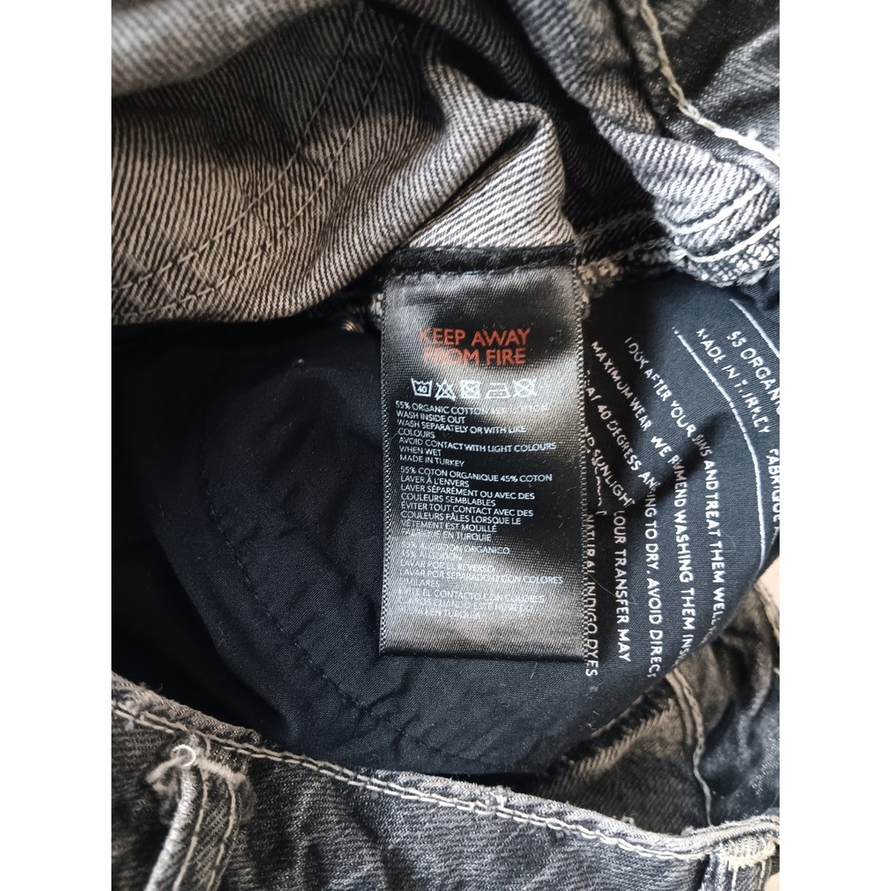 BDG Urban Outfitters Albie Carpenter Jeans Mens 32x32 Washed Black Utility Pants - Picture 6 of 7